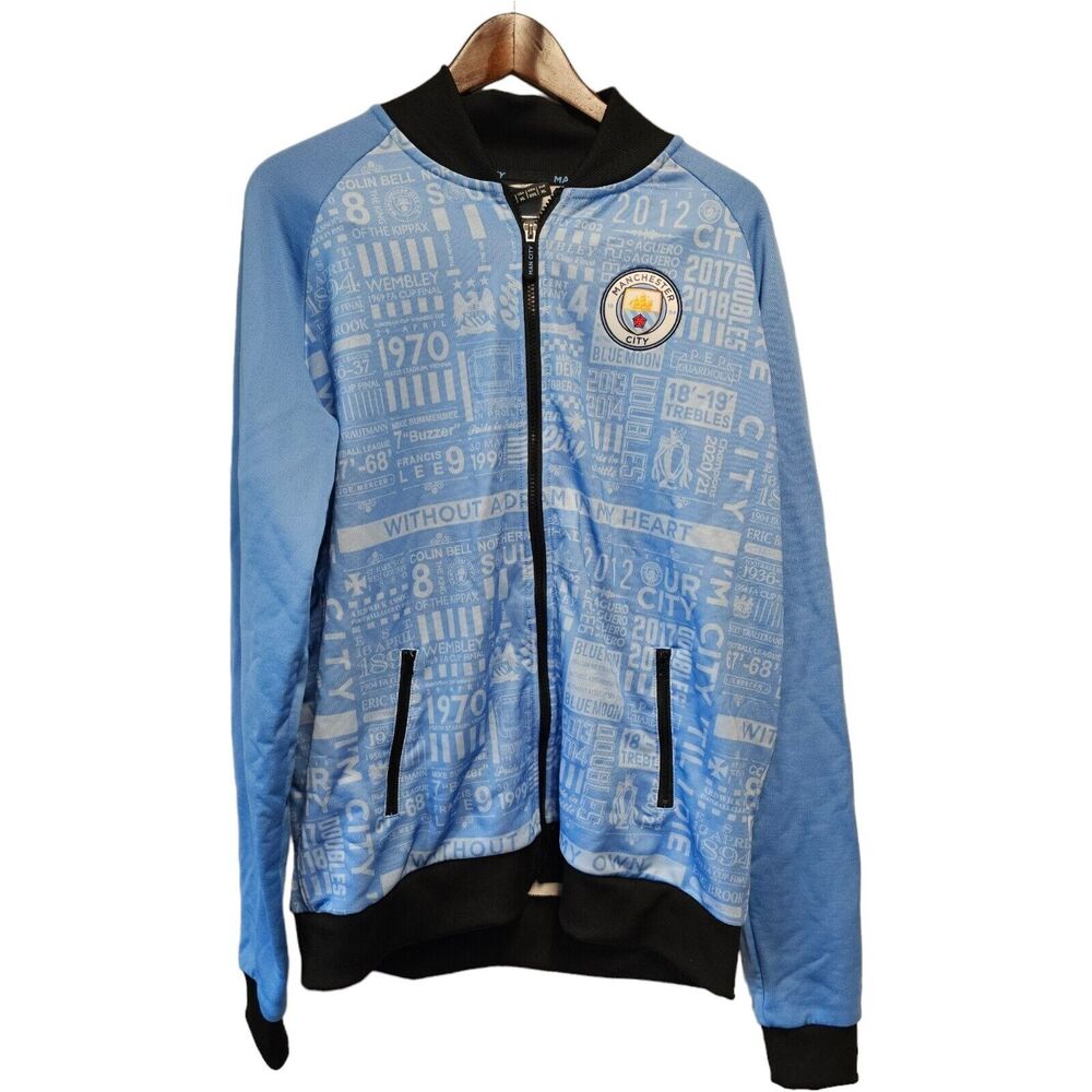 MAN CITY Soccer Track‎ Jacket Manchester City Without A Dream In My Heart XL